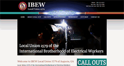 Desktop Screenshot of ibew1579.org