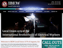 Tablet Screenshot of ibew1579.org